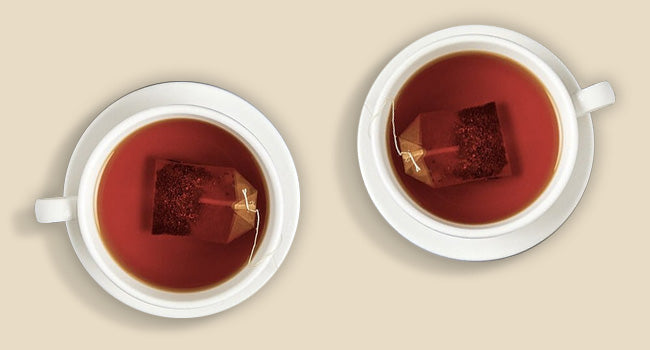 2 Cups Of tea with Teabags in cups
