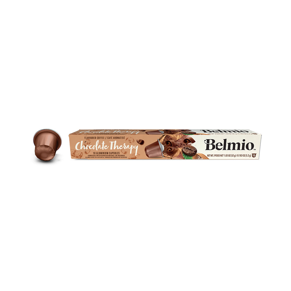 Belmio Chocolate Therapy Coffee Capsules 1 x 10 Nespresso Compatible Case