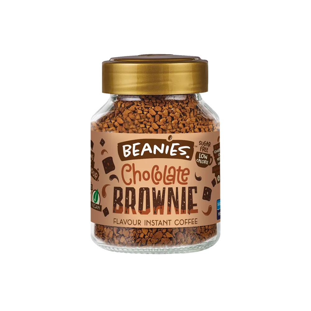 Beanies Chocolate Brownie Flavoured Instant Coffee Jar 50g