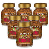 Beanies Christmas Pudding Flavoured Instant Coffee Jars 6x50g