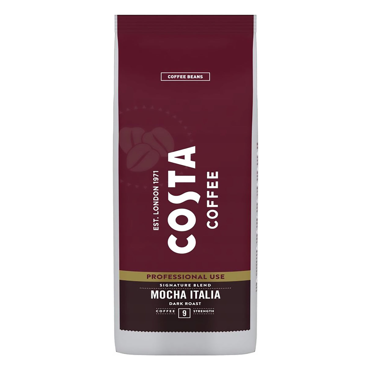 Costa Mocha Italia Dark Roast Coffee Beans Case 1kg