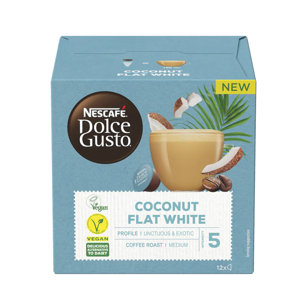 Nescafe Dolce Gusto Coconut Flat White Coffee Pods - Case