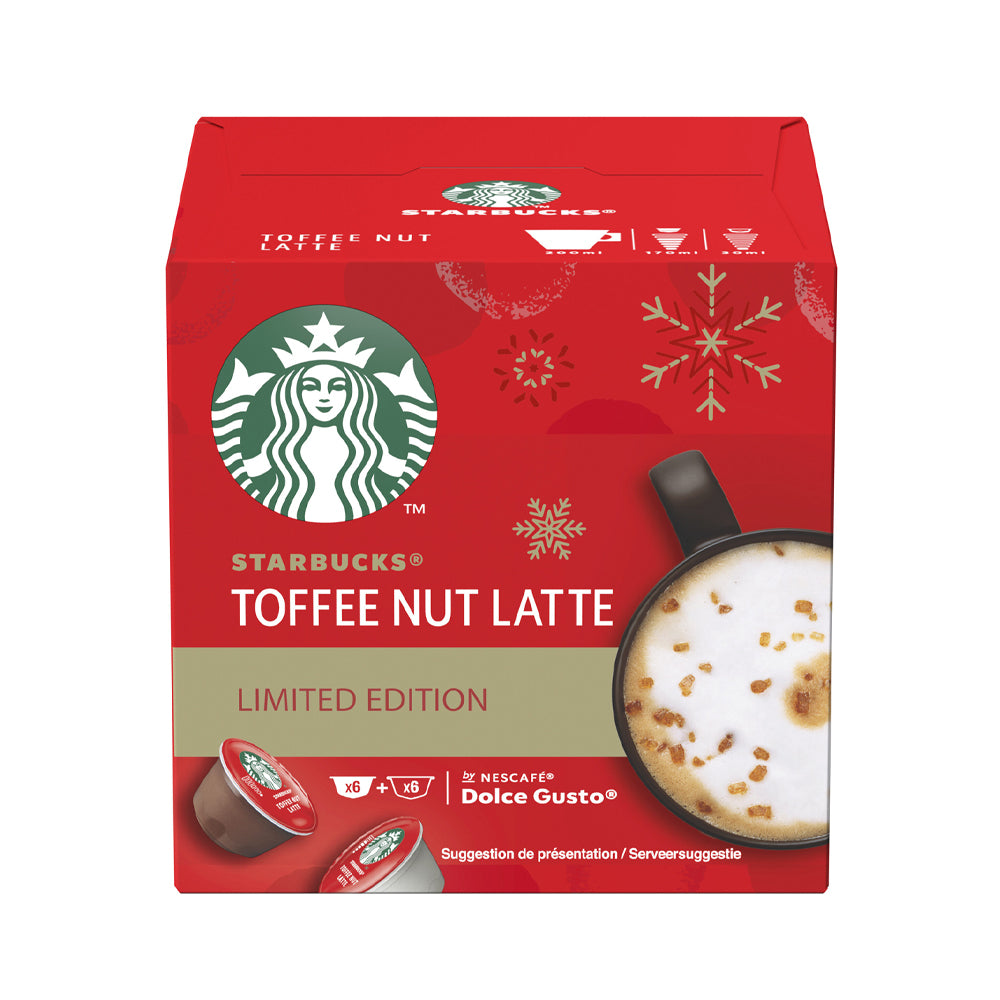 Nescafé Dolce Gusto Starbucks Toffee Nut Latte Coffee Pods - Case