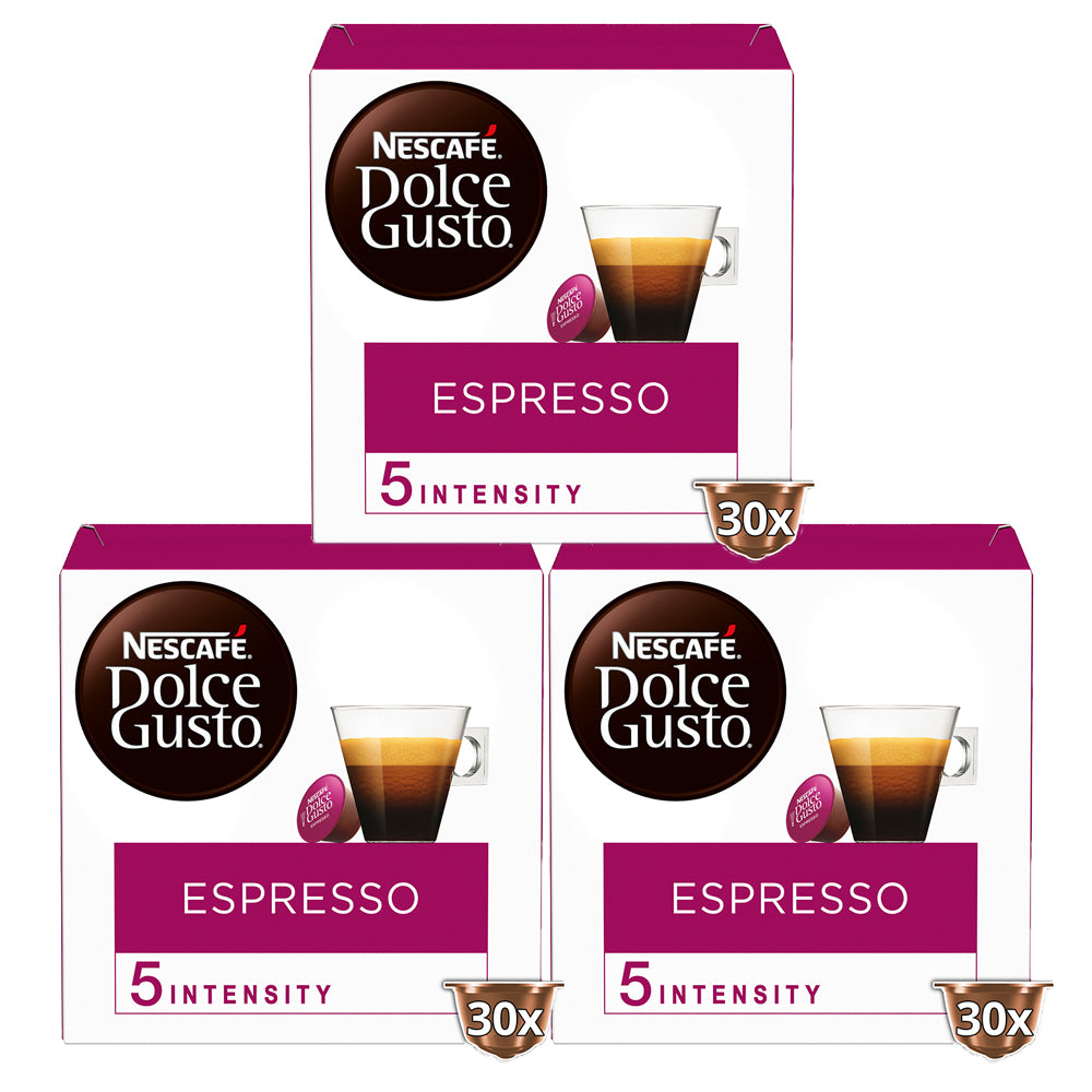Dolce Gusto Espresso Coffee Pods x30 Magnum Pack Case Coffee Supplies