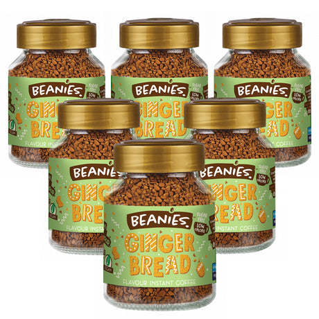 Beanies Gingerbread Instant Coffee Jars 6 x 50g