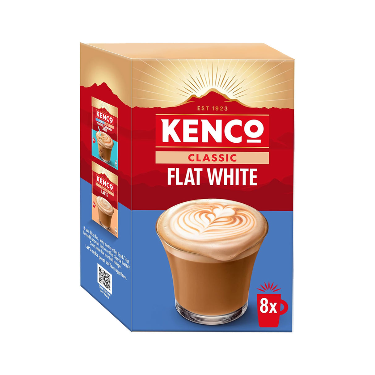Kenco Flat White Instant Coffee Sachets 5x8