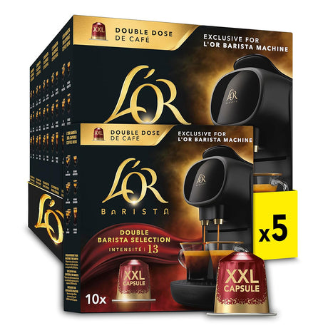 L'OR Barista Double Barista Selection XXL Coffee Pods 10x10