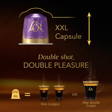 L'OR Barista Double Extra Long Intensity 8 XXL Coffee Pods