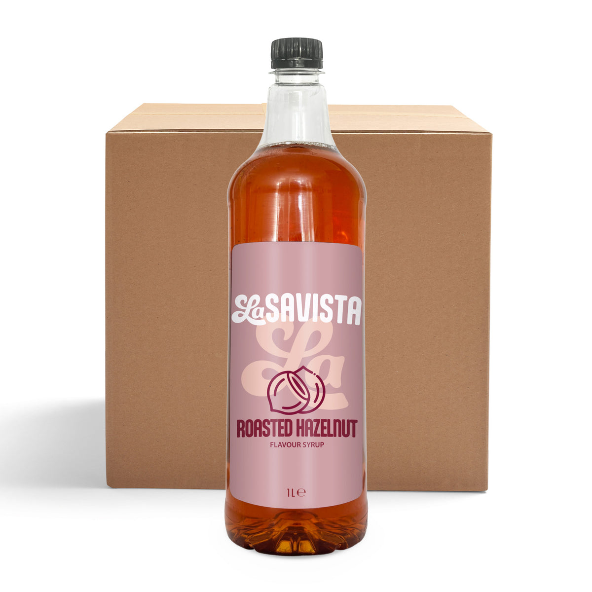 LaSavista Roasted Hazelnut Syrup 6x1L