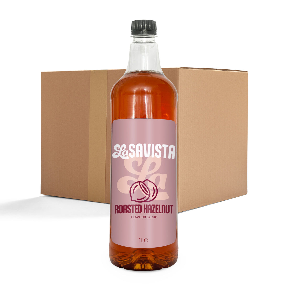 LaSavista Roasted Hazelnut Syrup 6x1L