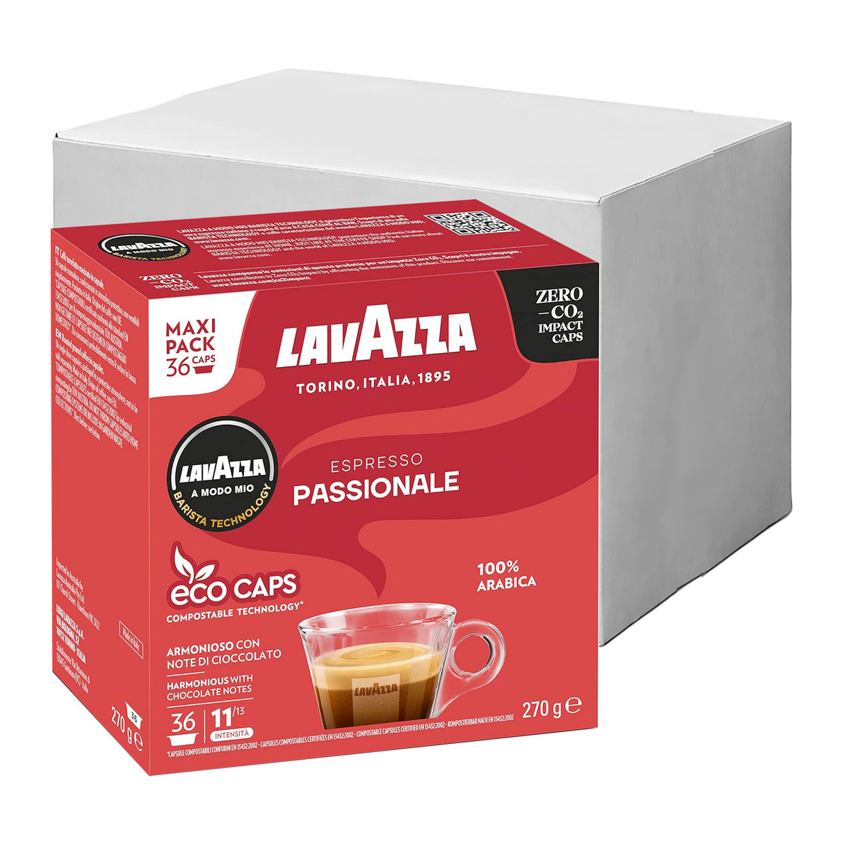 Lavazza Espresso Passionale coffee pods 3x36