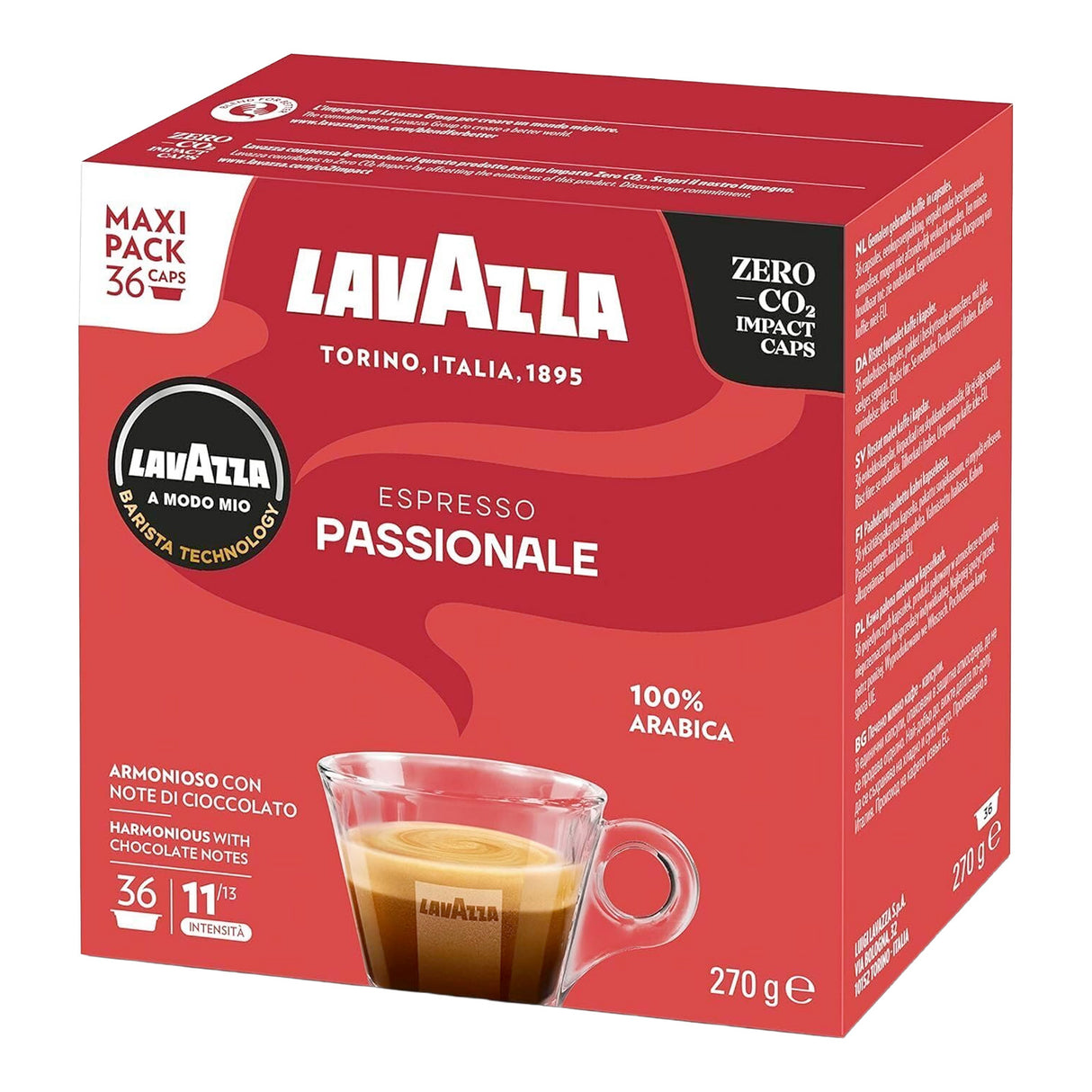 Lavazza Espresso Passionale coffee pods pack