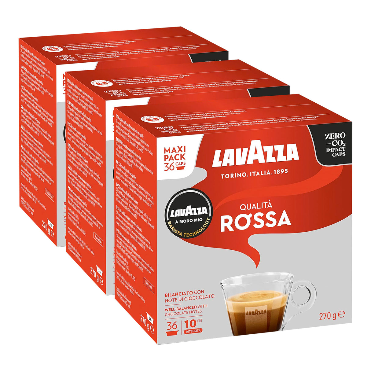 Lavazza Qualita Rossa coffee capsule 3x36