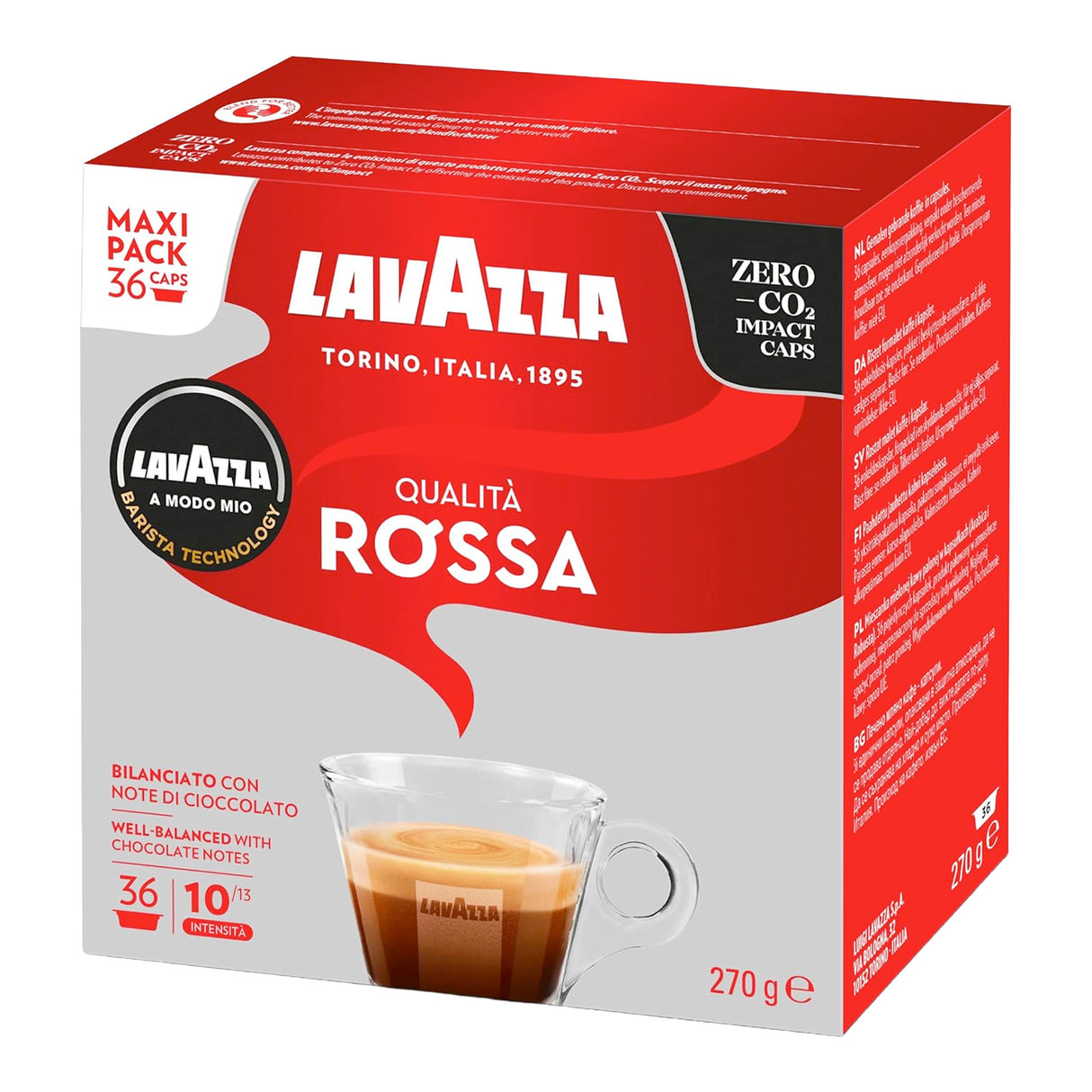Lavazza Qualita Rossa coffee 36 capsule