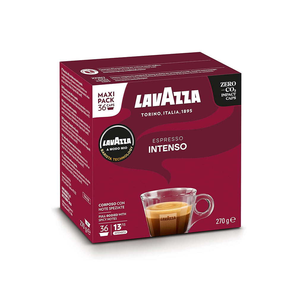 Lavazza A Modo Mio Espresso Intenso Maxi Pack Coffee Pods 3x36