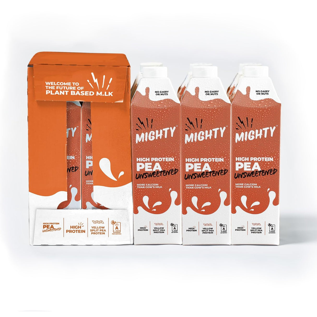 Mighty Unsweetened Pea 6x1Ltr Case