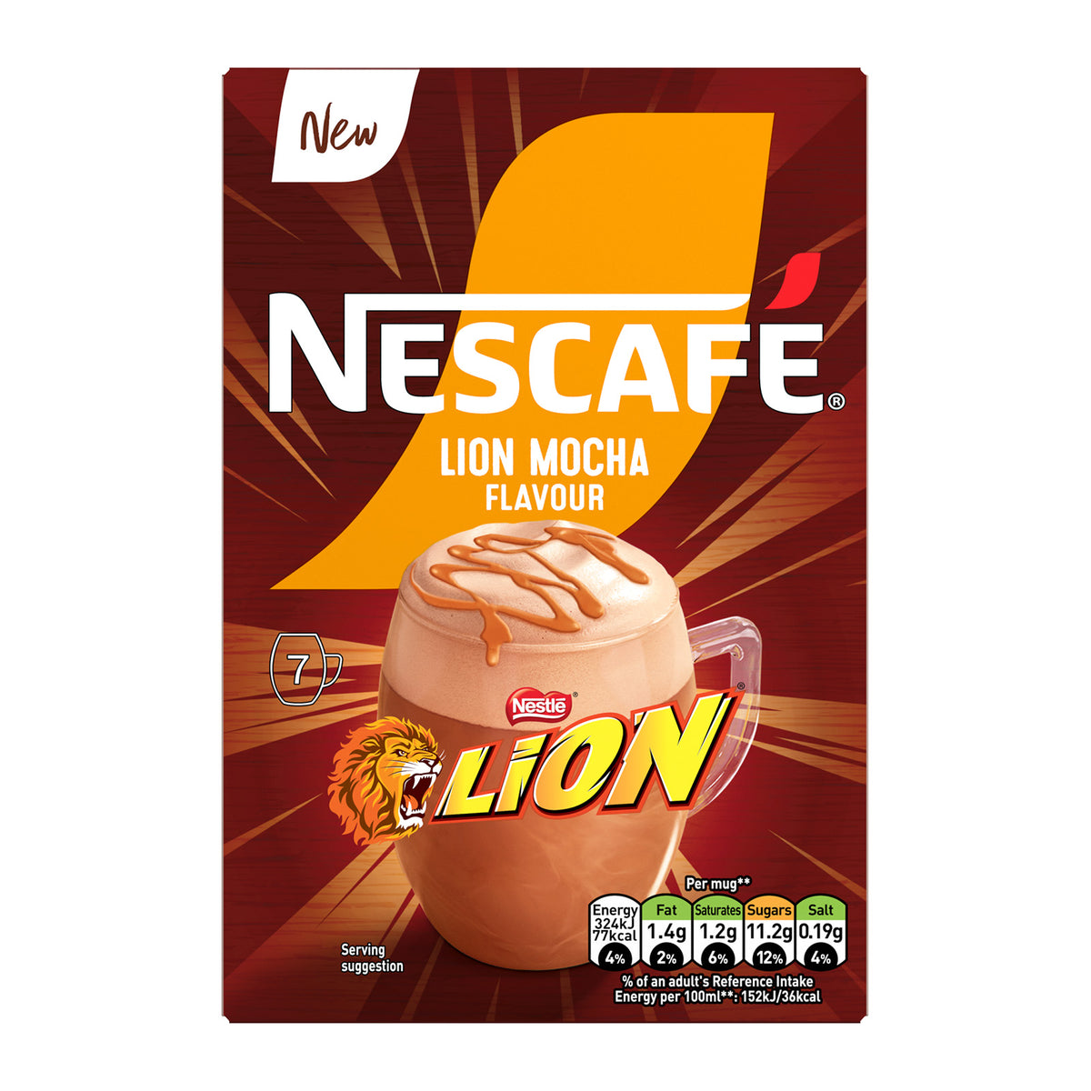 Nescafe Lion Mocha Flavour 6x7 Sachets