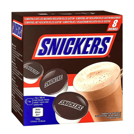 Dolce Gusto Compatible Snickers Hot Chocolate Pods - Case