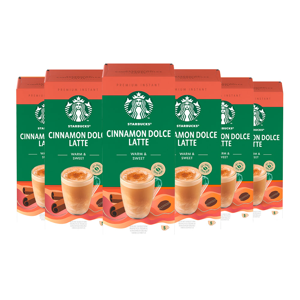 Starbucks Cinnamon Dolce Latte Premium Instant Coffee Sachets 6x5