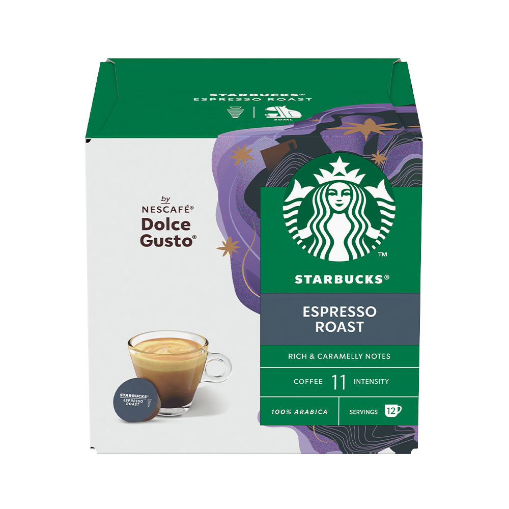 Nescafé Dolce Gusto Starbucks Espresso Roast Coffee Pods - Case