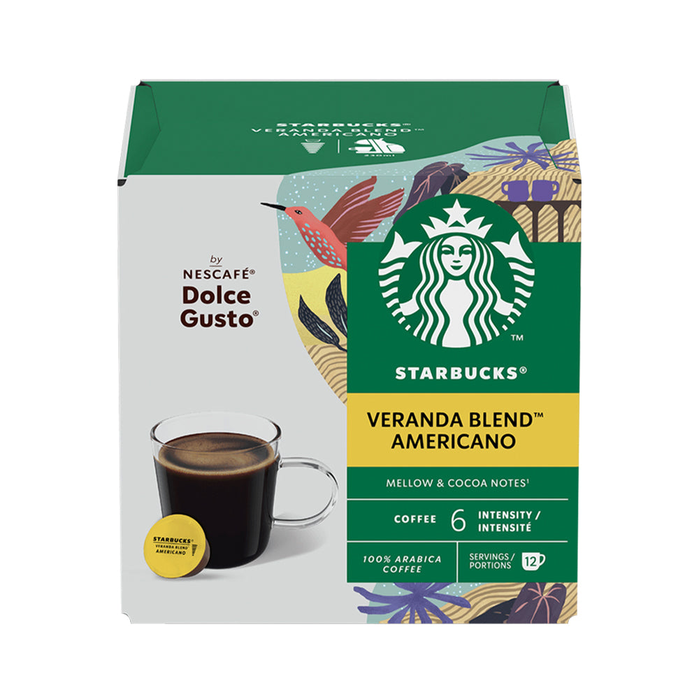 Nescafé Dolce Gusto Starbucks Americano Veranda Blend Coffee Pods - Case