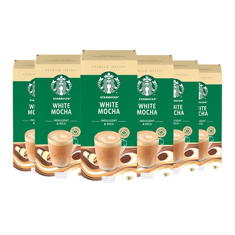 Starbucks White Mocha Premium Instant Coffee Sachets 6 x 5