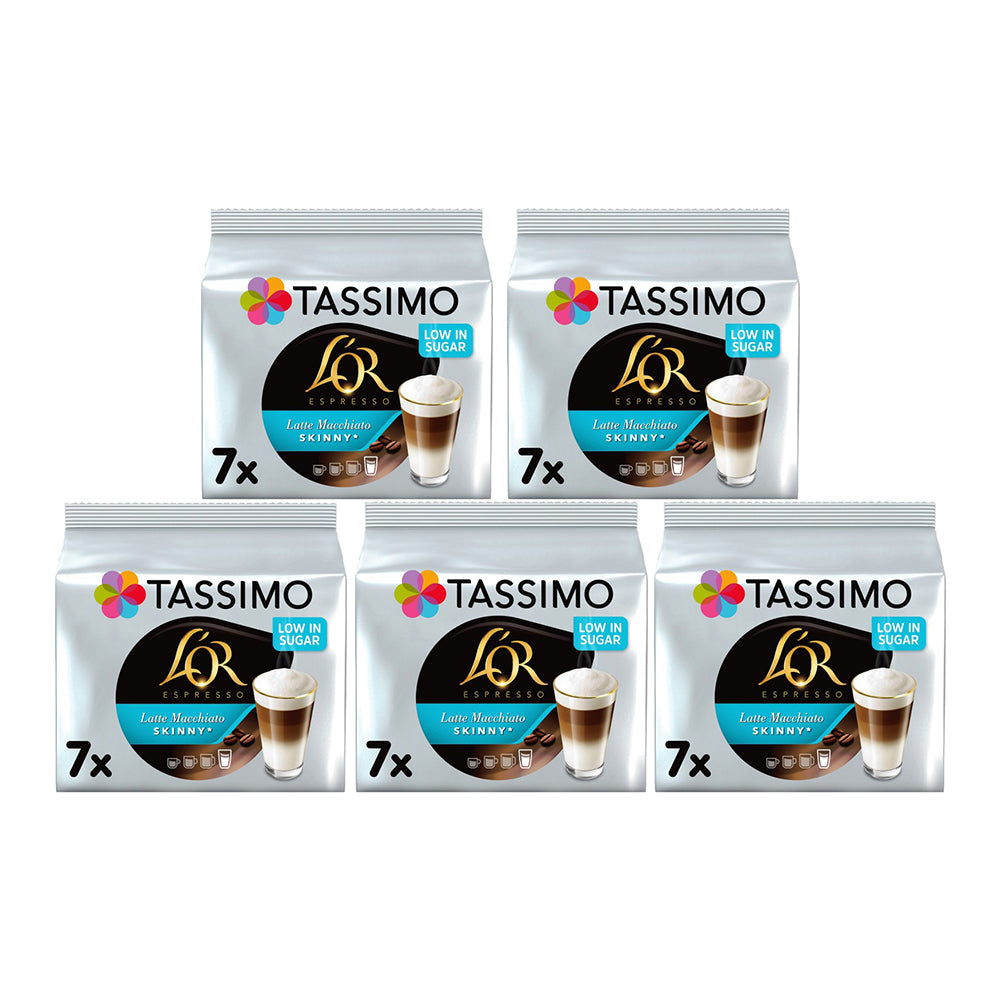 Tassimo L'OR Latte Macchiato Skinny Coffee Pods Case Coffee Supplies