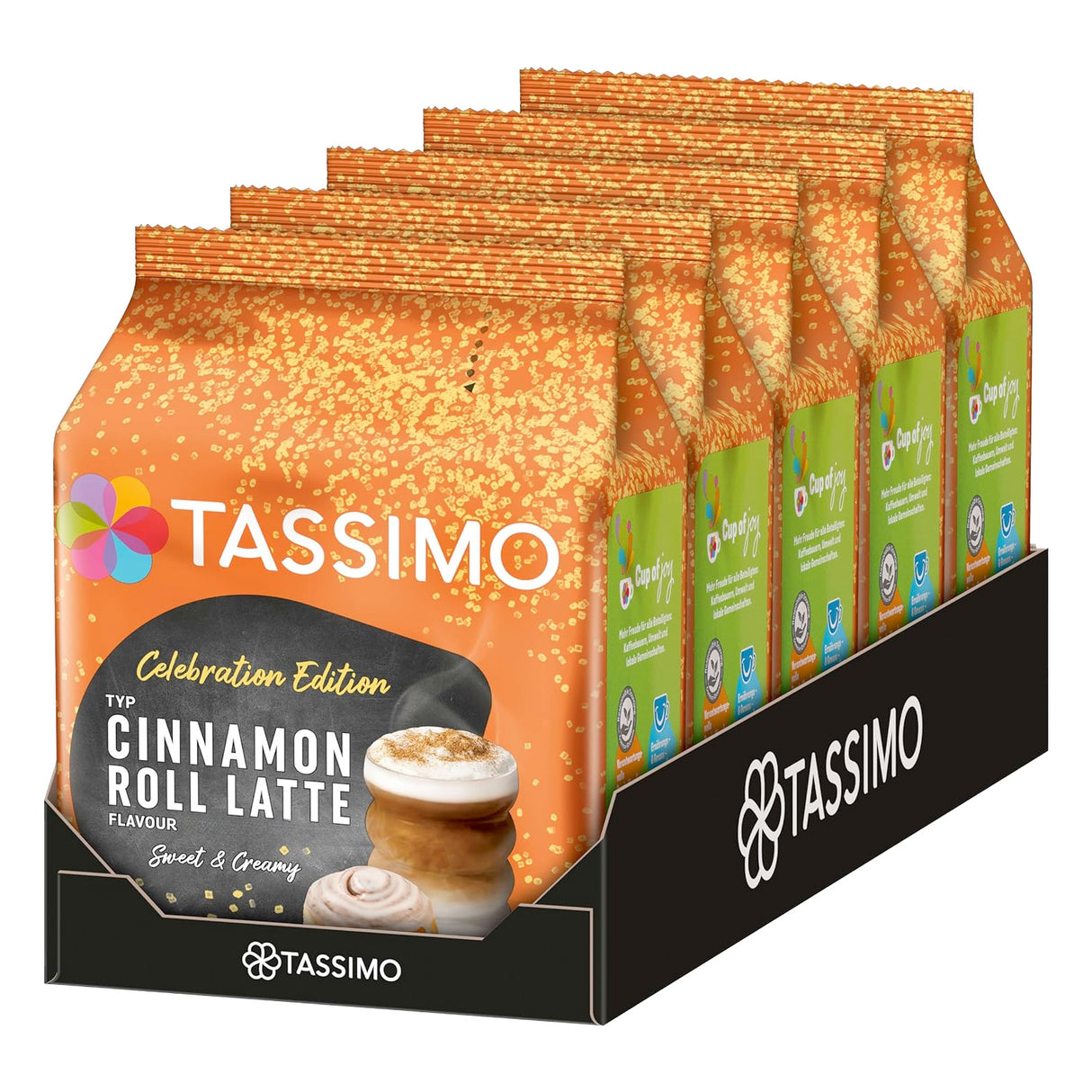 Tassimo Cinnamon Roll Latte 5 pack