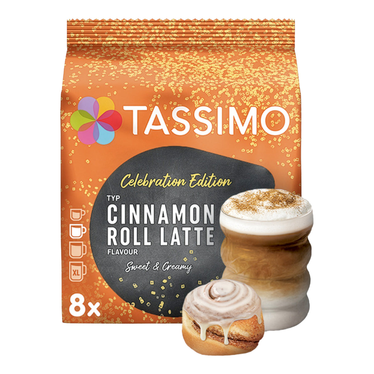 Tassimo Cinnamon Roll Latte packet