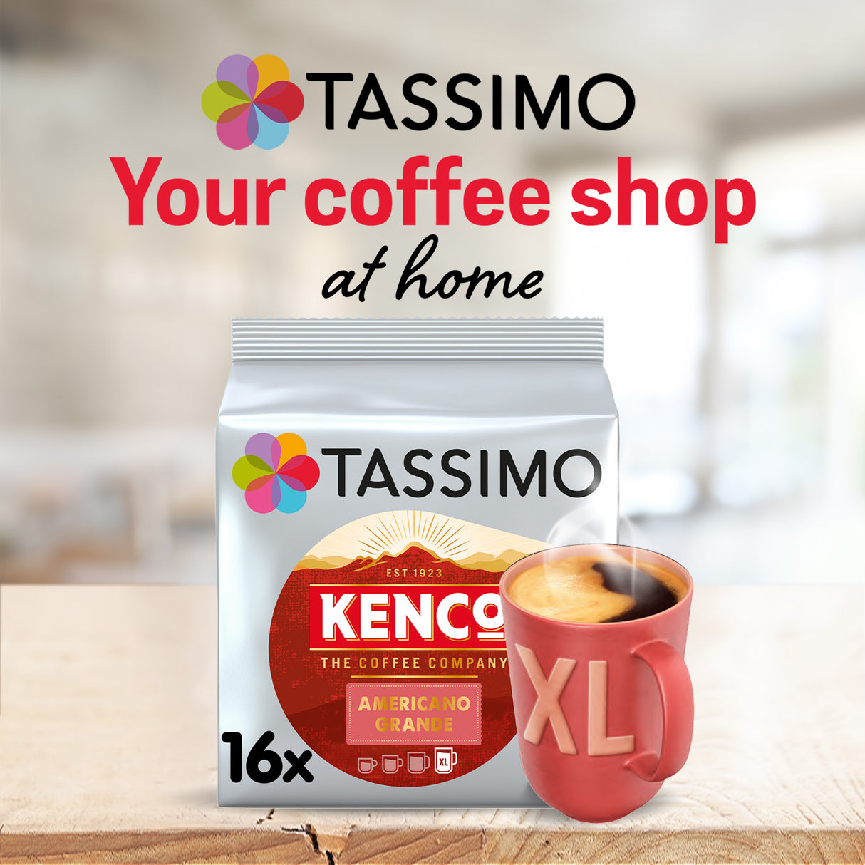 Tassimo Kenco Grande  your coffee shop at home