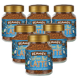 Beanies Toffee Nut Latte Instant Coffee Jars 6 x 50g