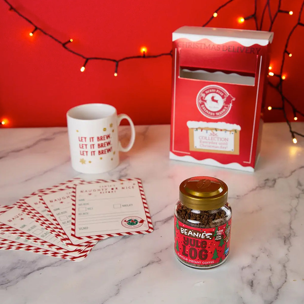 Beanies Yule Log Flavoured Instant Coffee Jars 6x50g