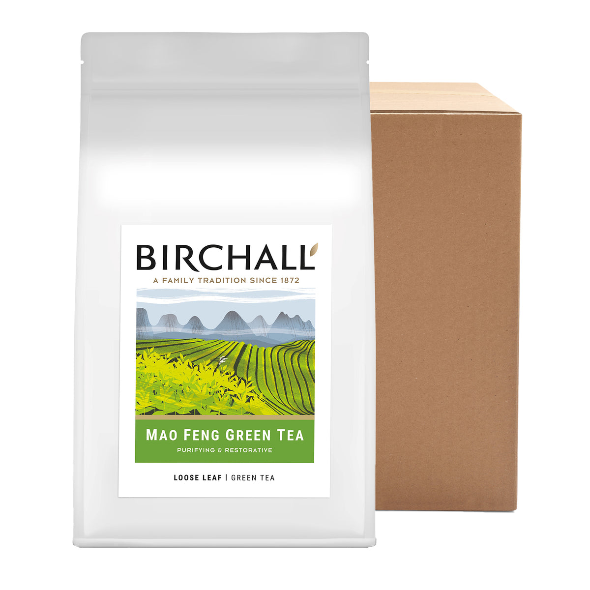 Birchall Mao Feng Green Tea Loose Leaf Tea 6x750G – Coffee Supplies Direct