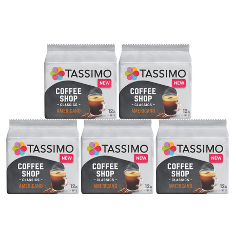 Tassimo Coffee Shop Classics Americano Coffee Pods Case