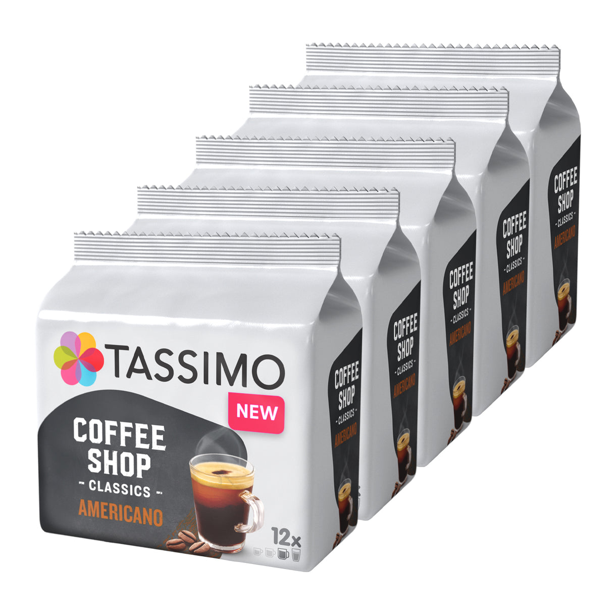 Tassimo Coffee Shop Classics Americano Coffee Pods 5packets