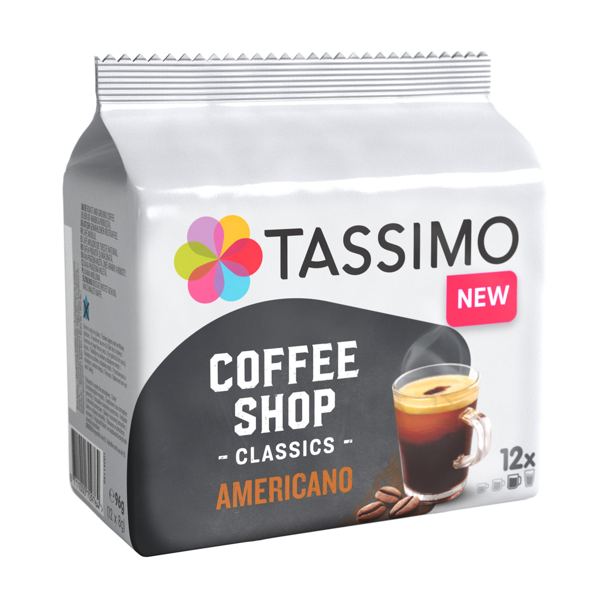 Tassimo Coffee Shop Classics Americano Coffee Pods pack