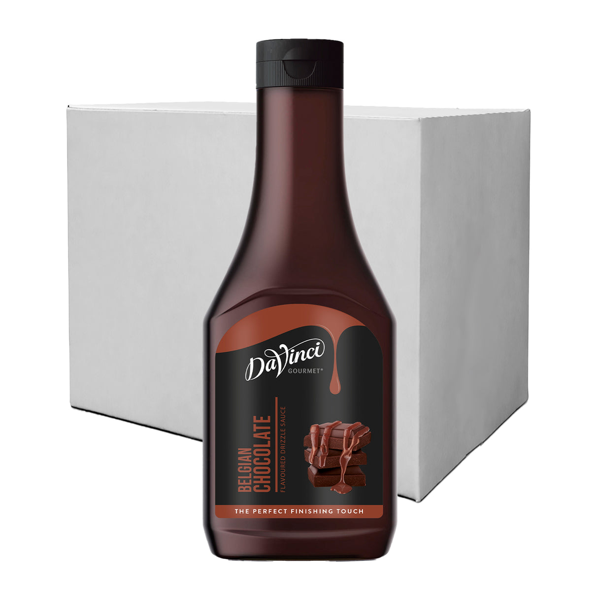 DaVinci Belgian Chocolate Drizzle Desert Topping Sauce 12x500g Case