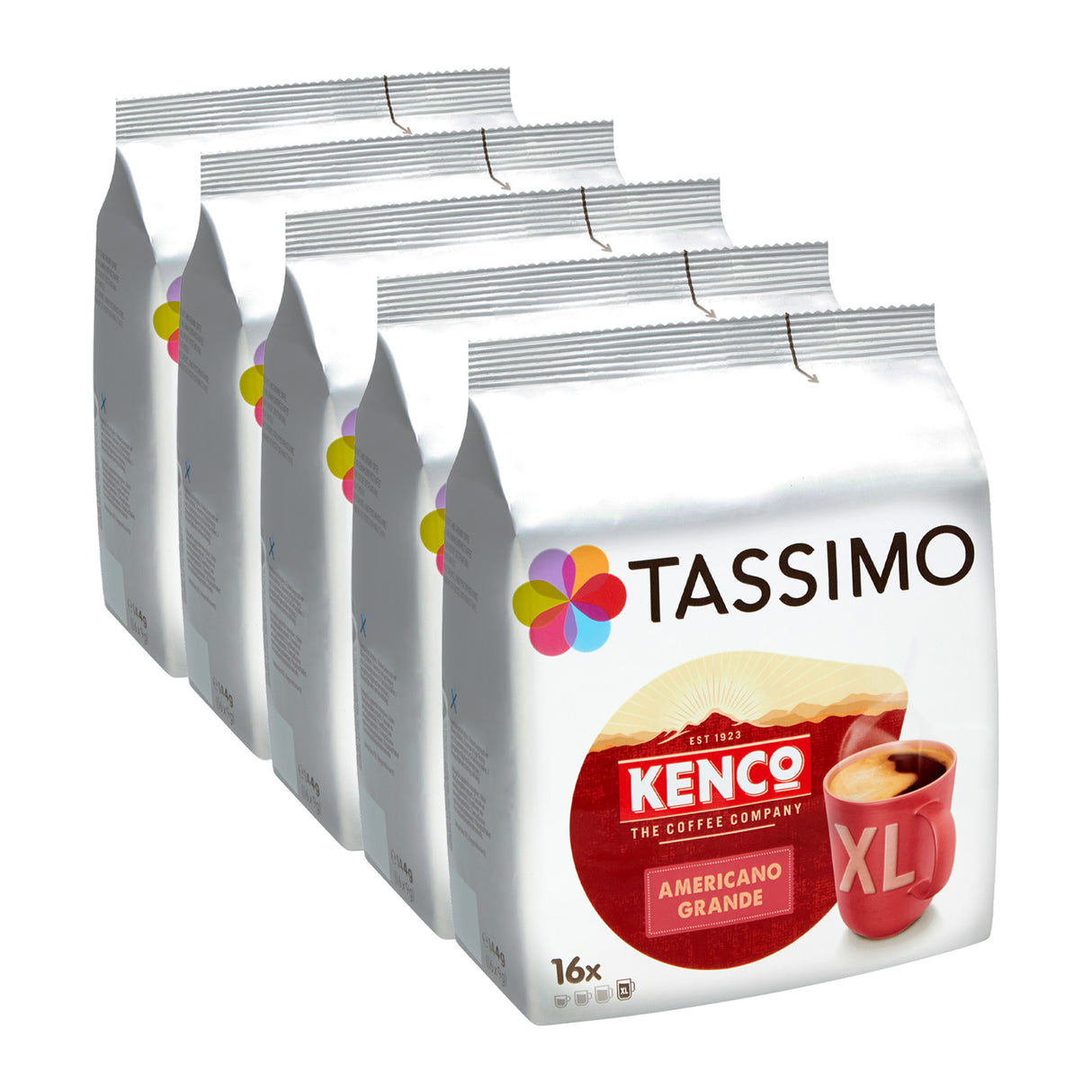 Tassimo Kenco Grande pods 5 packs