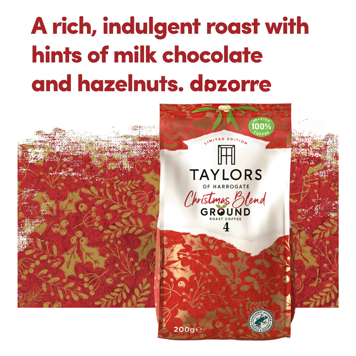 Taylors of Harrogate Christmas Blend Ground Coffee 6x200g