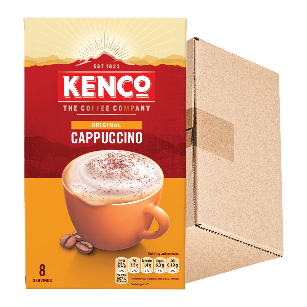 Kenco Cappuccino Instant Coffee Case