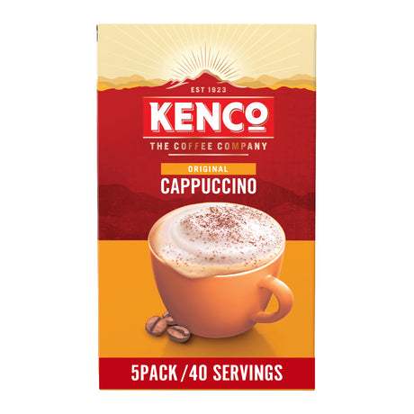 Kenco Cappuccino Instant Coffee 5 pack