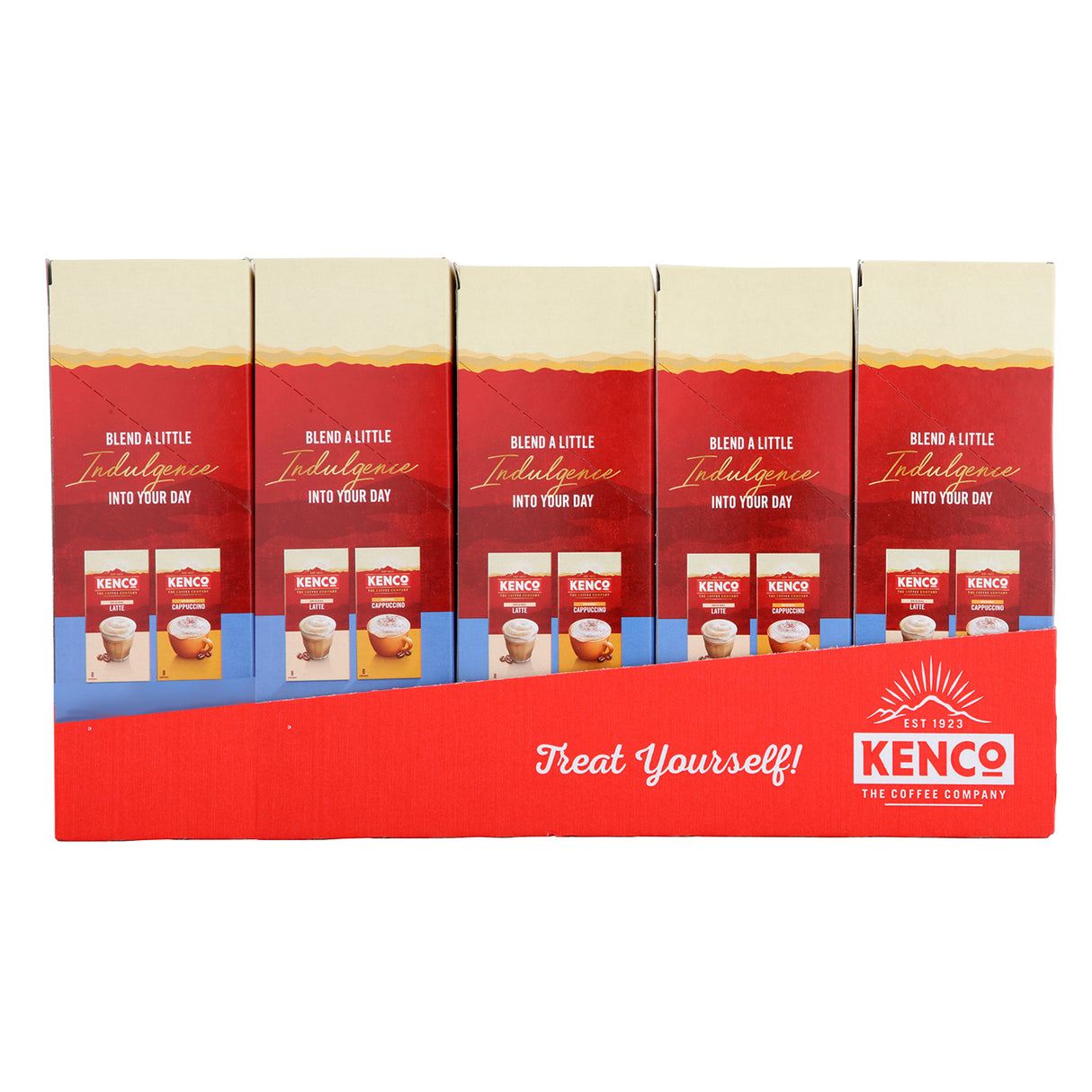 Kenco Flat White Instant Coffee Sachets Side