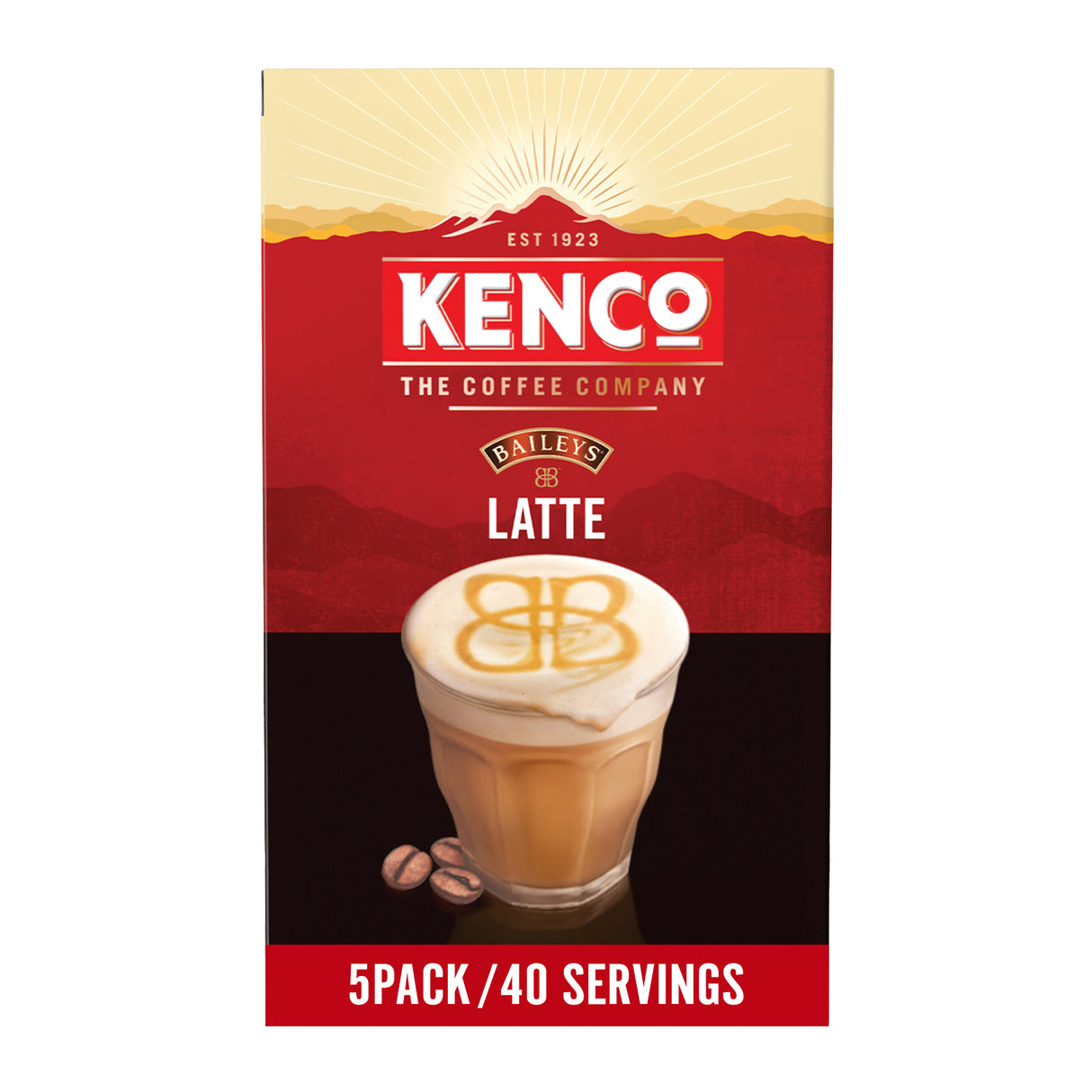 Kenco Baileys Latte Instant Coffee Sachets 5pack