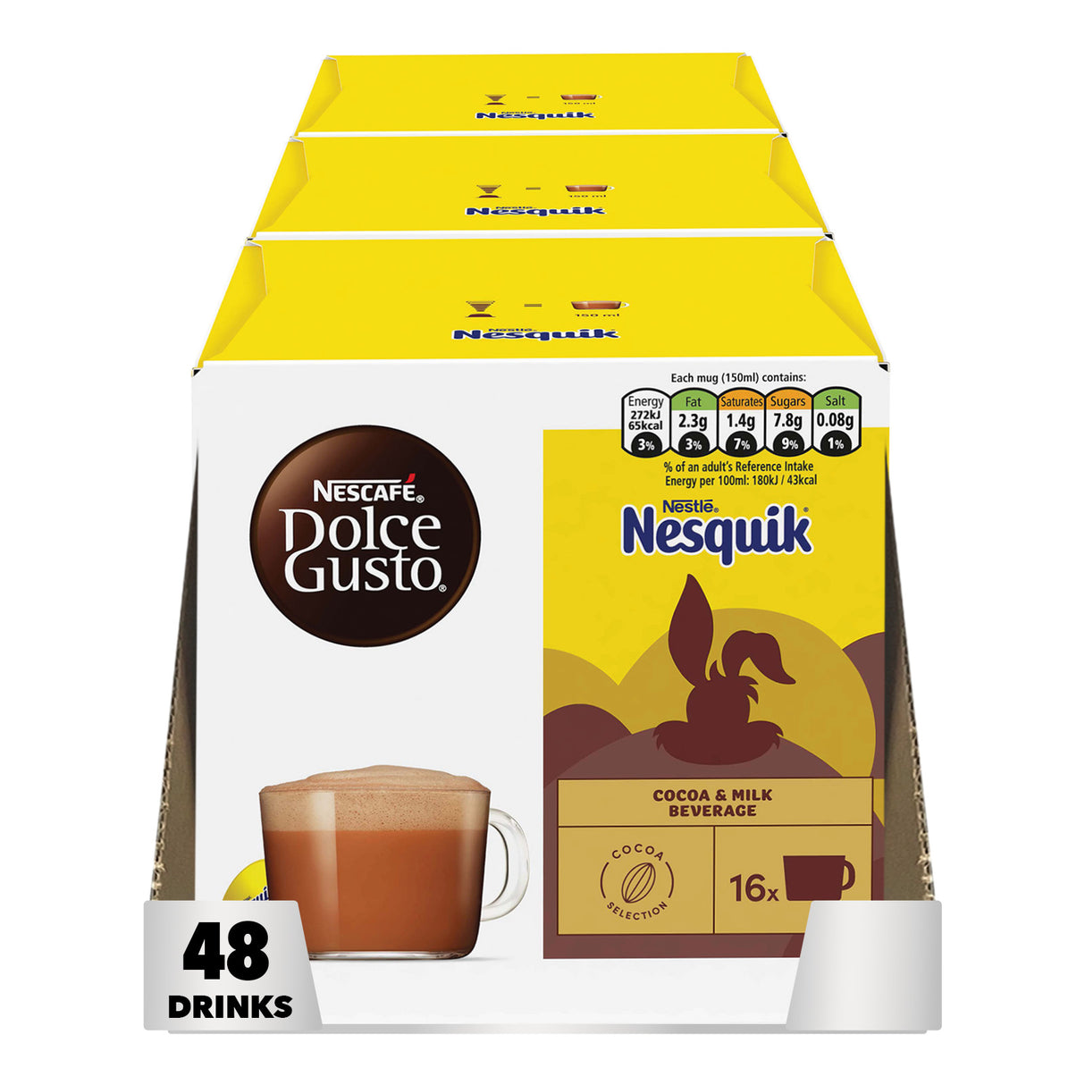 Nescafe Dolce Gusto Nesquik Hot Chocolate Pods Case