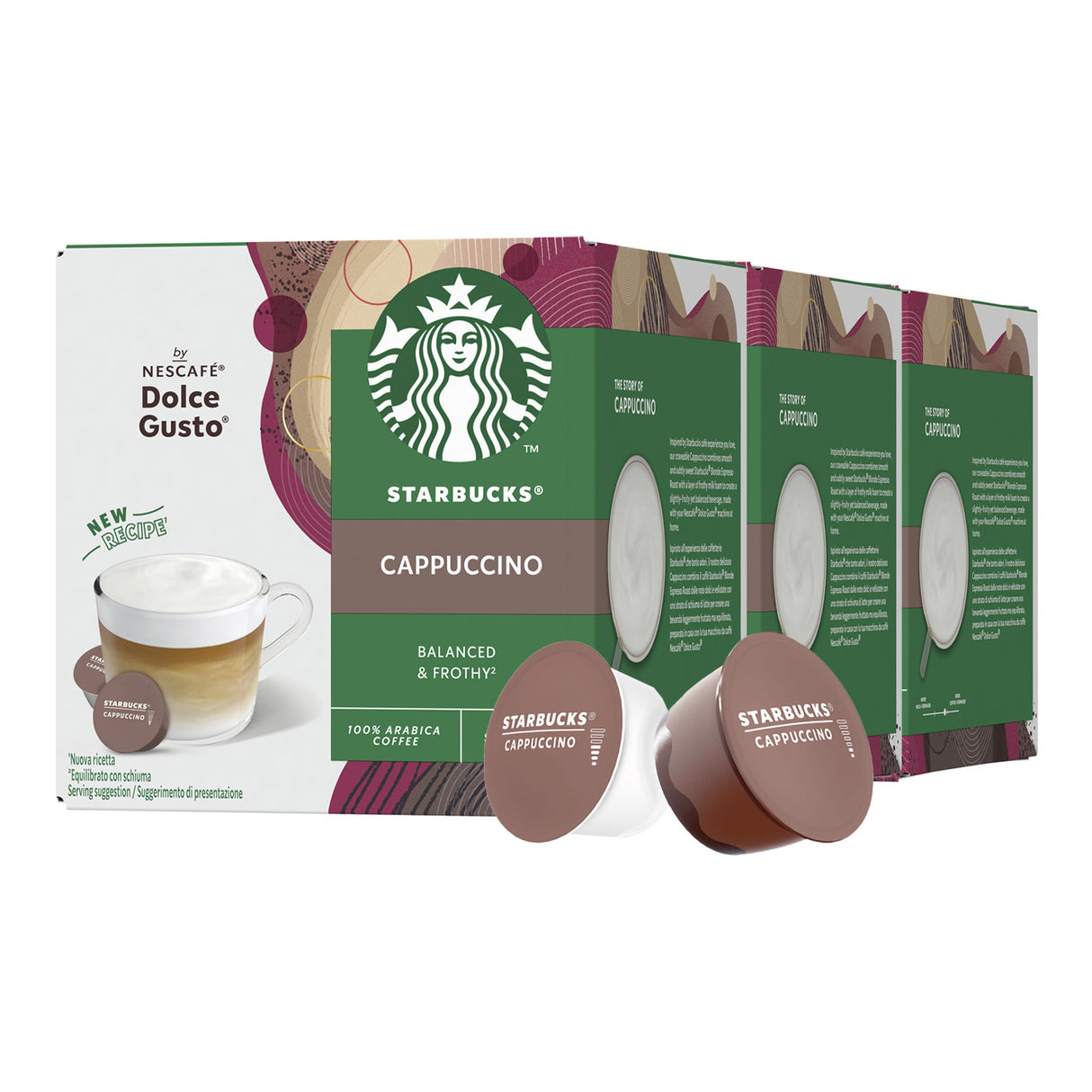 Dolce Gusto Starbucks Cappuccino 3pack