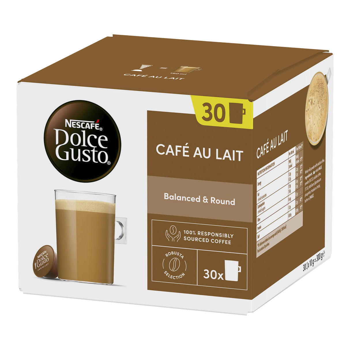 Dolce Gusto Cafe au Lait Magnum Packet