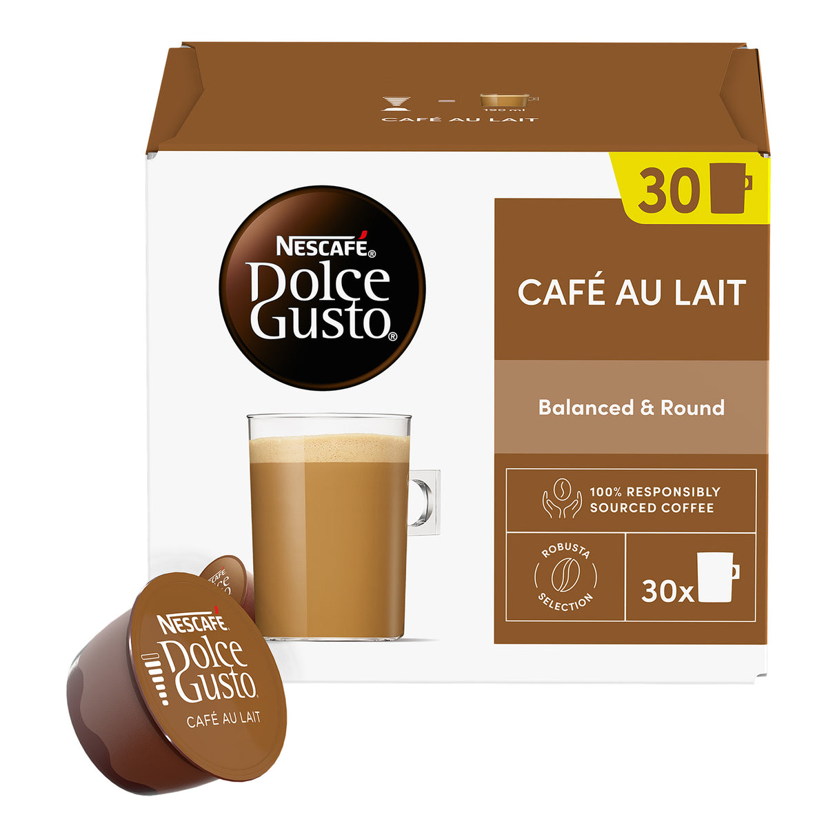 Dolce Gusto Cafe au Lait x30