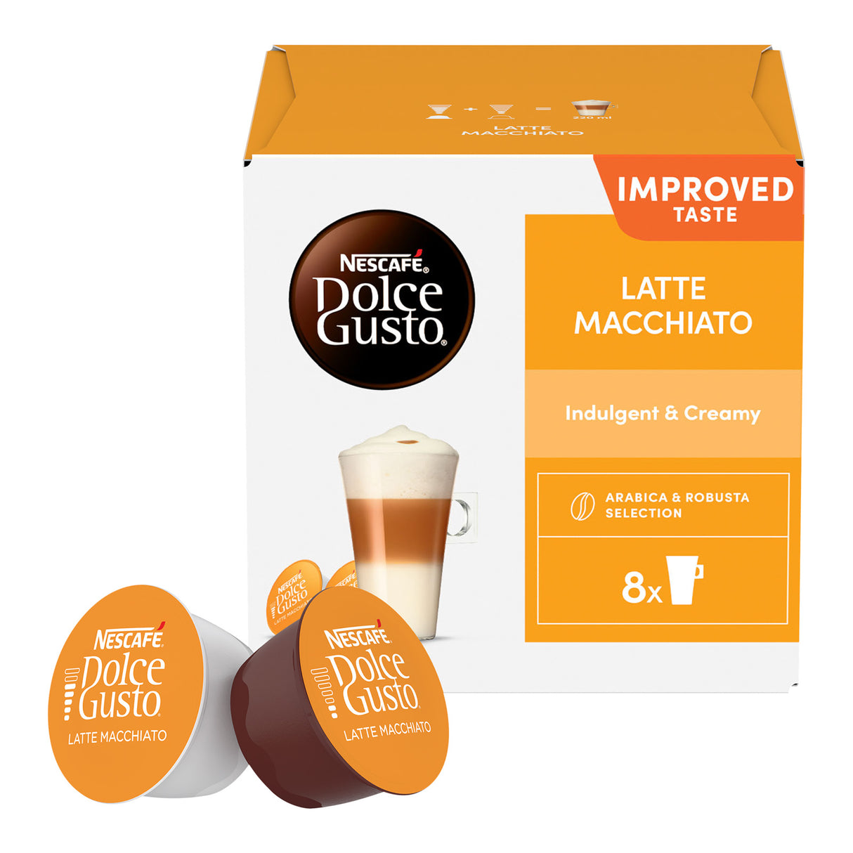 Nescafé Dolce Gusto Latte Macchiato Coffee Pods - Case