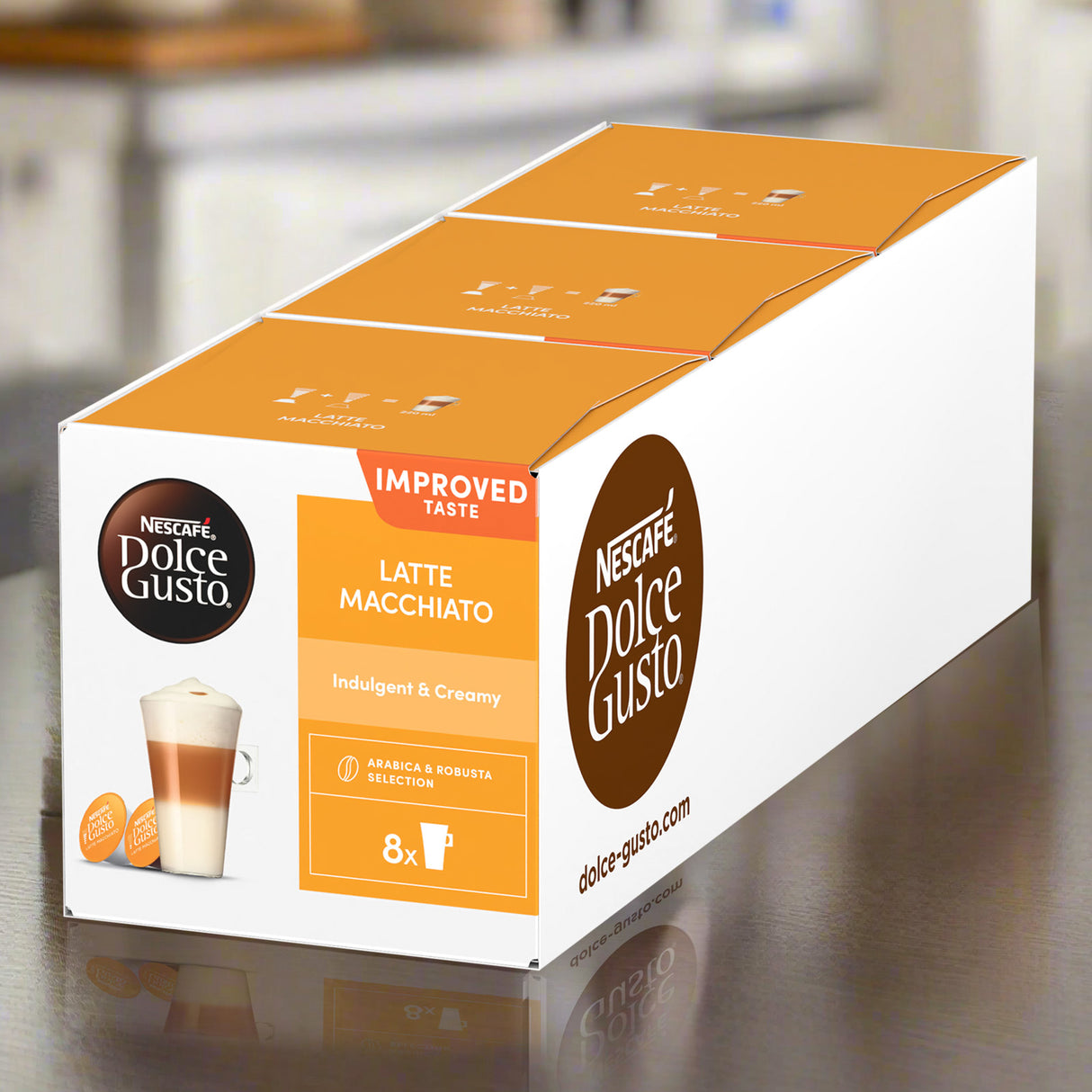 Nescafé Dolce Gusto Latte Macchiato Coffee Pods - Case