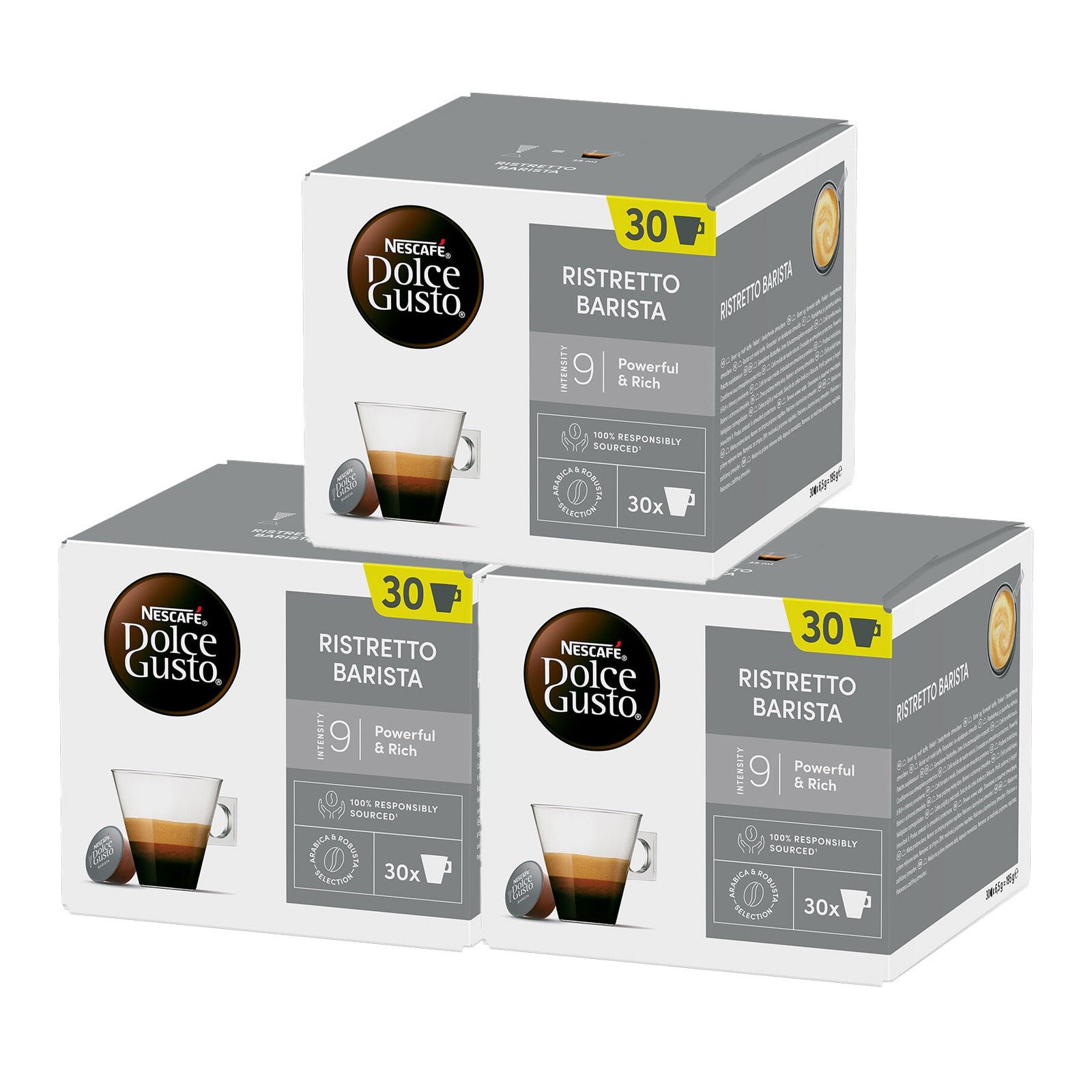 Nescafe Dolce Gusto Ristretto Coffee Pods Case of 3 x 16
